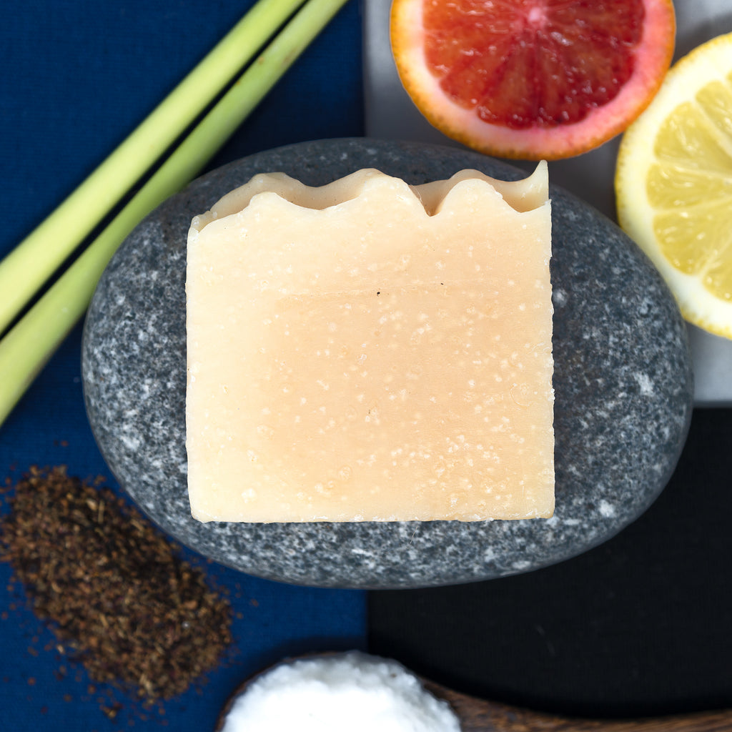 Fruit Tea with Lemongrass, Grapefruit and Tea Tree 100g - Shampoo Bar - Clearstone