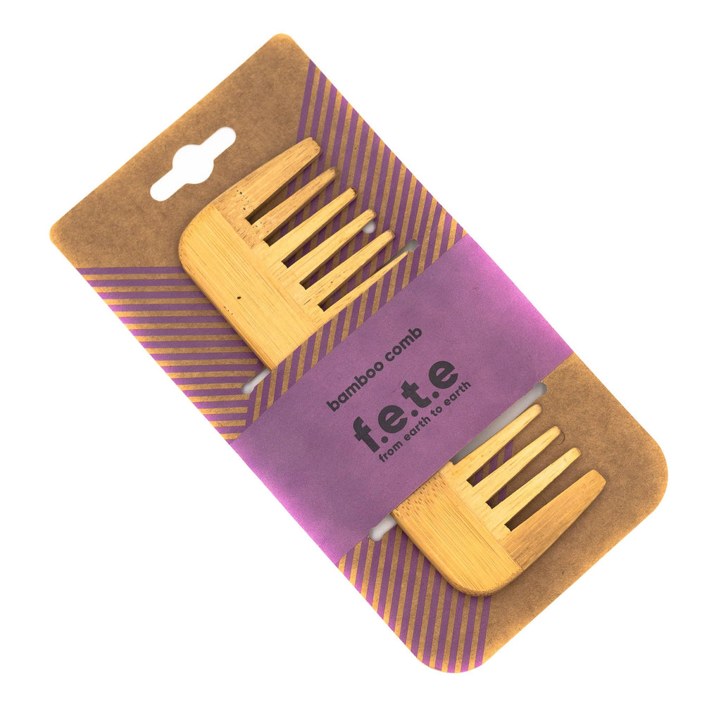 Wide Toothed Bamboo Comb - Clearstone