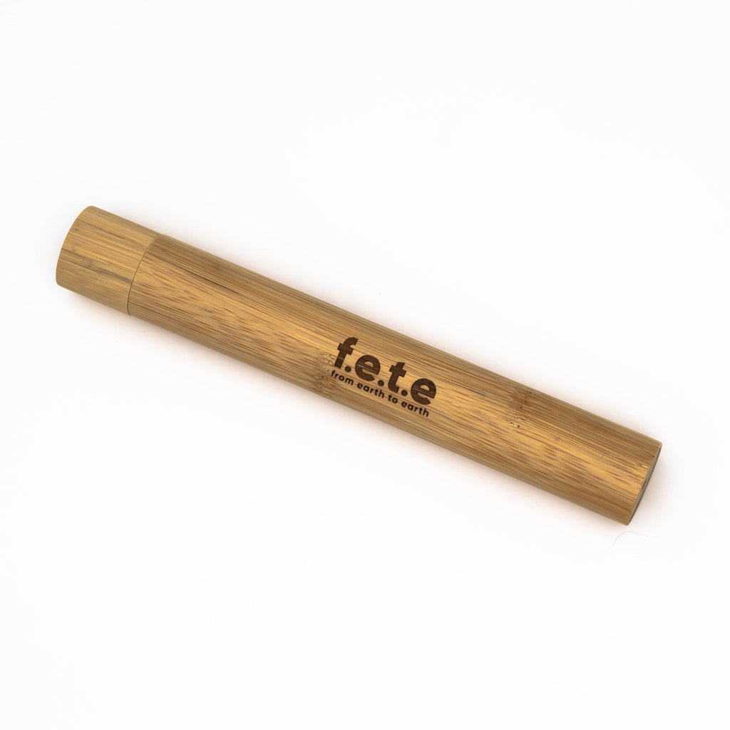 Toothbrush Travel Case - Bamboo | f.e.t.e - Clearstone