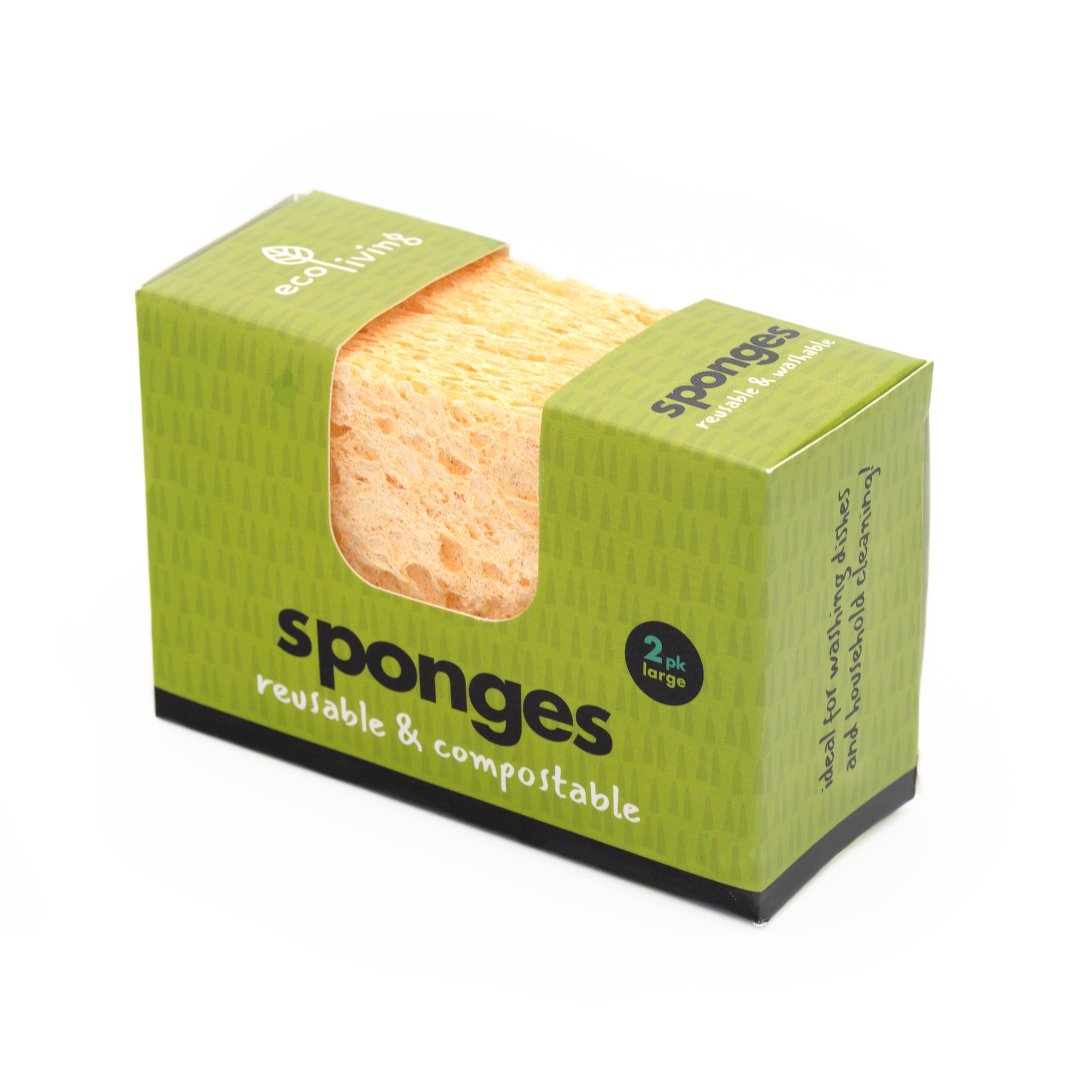 Compostable Sponge - 2 Pack Large - Clearstone