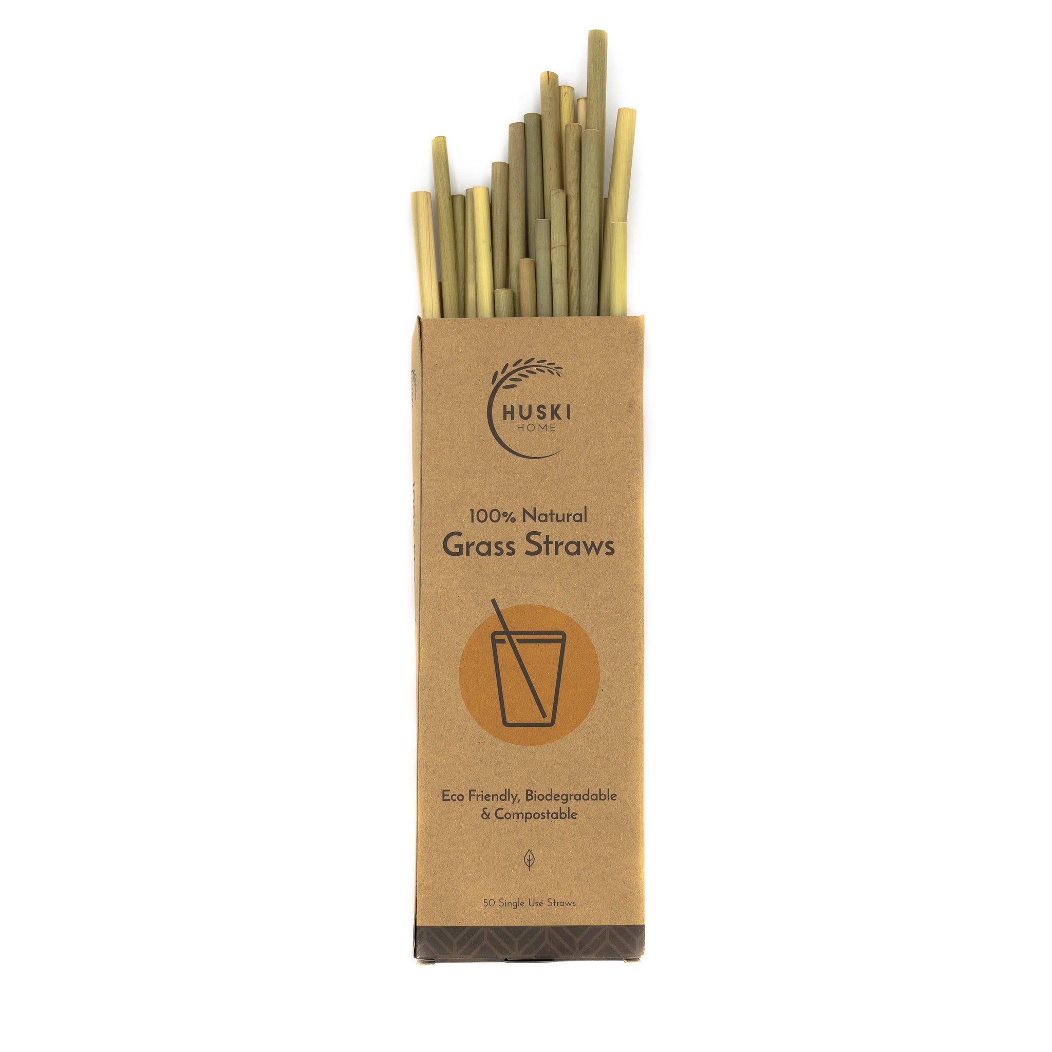 Grass Straws - 50 in pack - Clearstone
